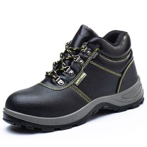 Safety <b>Shoes</b> <b>Men</b> Steel Toe Anti-Slip High-Top Black <b>Work</b> Boots Mechanical Manufacturing - Product Image 5