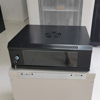Armoire de serveur réseau murale en acier 4U de 19 pouces pour salle informatique, en stock