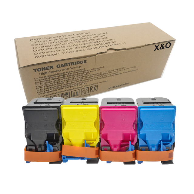 X&O Premium Compatible Konica minolta C3100 C3110 C35P C35 Color Laser Printer Toner Cartridge TNP50 TN51 TNP-50 TN-51