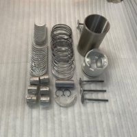 Kit Perbaikan dan Perombakan Mesin DYN 6D16, Termasuk Liner Silinder, Piston, Ring Piston, Katup, dan Set Bantalan untuk Mesin Excavator Mitsubishi