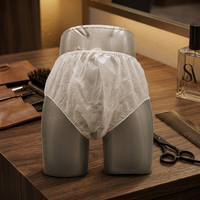 Culottes jetables non tissées en gros pour salons de beauté, bains vapeur, sauna, usage quotidien, style taille basse, emballage individuel