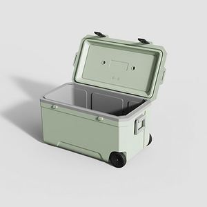 High Capacity Fishing <b>Cooler</b> <b>Box</b> With Wheeled Portable Outdoor Travel Camping <b>Ice</b> <b>Cooler</b> <b>Box</b> Big Size - Product Image 4