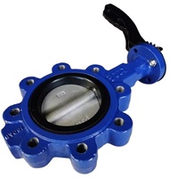 Vanne papillon DN300 Lug Type avec levier en aluminium, PN10/16