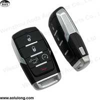 Casing Kunci Mobil Pengganti Smart Auto Key 4 Tombol Grosir untuk Kendaraan Dodge RAM