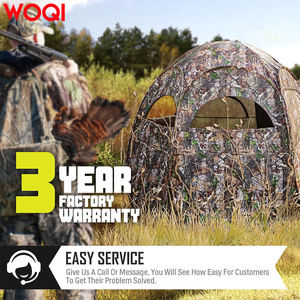 جديد خيمة WOQI من النوع مخصصة مضادة للماء والأشعة فوق البنفسجية ومقاومة للغابات في الهواء الطلق خيمة مموهة منبثقة على شكل خيمة مموهة - Product Image 4