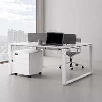 Meubles de bureau modernes, table de bureau, poste de travail, espace ouvert, poste de travail pour 2, 4, 6, 8 personnes, poste de travail pour le personnel
