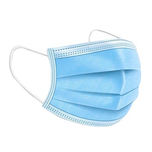 Spot Three-layer <b>Cloth</b> <b>Material</b> Disposable Masks Dust-proof Breathable Outdoor Use Unisex Pack Fifty Pieces Civilian Protective - Product Image 2