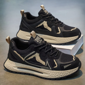 Chaussures de sport décontractées pour hommes en maille respirante, style jeune et tendance, pour la course et la marche en extérieur - Product Image 2