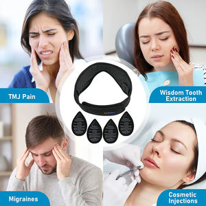 Chaud froid <span class=keywords><strong>4</strong></span> Gel Pack réutilisable visage mâchoire <span class=keywords><strong>glace</strong></span> Pack avec enveloppement thérapie sagesse dents douleur migraine soulagement - Product Image 5