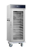 Chariot chauffant commercial à double porte pour aliments, 10 plateaux, armoire de maintien au chaud en acier inoxydable, chariot de transport pour la restauration