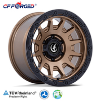 Nouvelles jantes tout-terrain forgées CF FORGED à rayons multiples 18-20 pouces 6x139.7 ET25mm noir mat Beadlock pour camion LX600