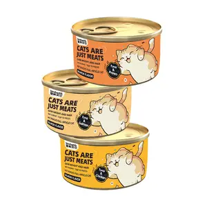 Treats wet pet food Manufacturers Wholesale Fresh Food Original Natural Complete Cans For Cats other pet products