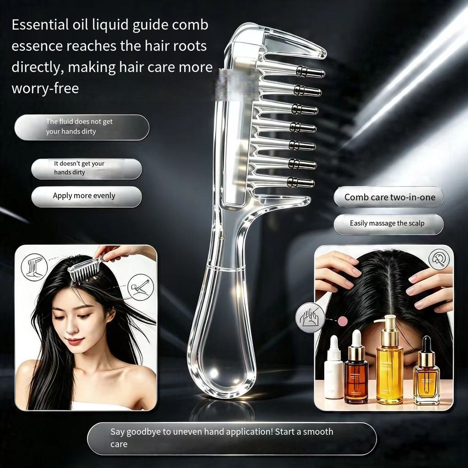 Tooth Meds Crystal Ball Six Teeth Liquid Comb Minotaur Scalp Medication Comb Hair ...