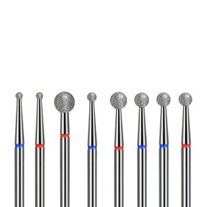 LOGO personnalisé fournisseur d'ongles forme de boule haute qualité fraise à ongles machine de manucure diamant fin <span class=keywords><strong>russe</strong></span> forets à ongles - Product Image 1
