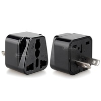 Steker Adaptor daya Universal UK/US/EU ke AU Australia NZ 2 Pin Travel Adaptor daya steker stopkontak dinding