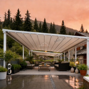 Toldo Retráctil Eléctrico Premium de Aluminio y PVC, Impermeable, con Tela de Alta Resistencia <span class=keywords><strong>para</strong></span> Terraz, Elegante <span class=keywords><strong>para</strong></span> Áreas Exteriores del Hogar - Product Image 2