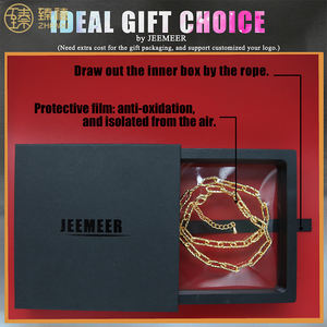 Zhenzxi-Cadena <span class=keywords><strong>de</strong></span> eslabones <span class=keywords><strong>de</strong></span> latón dorado <span class=keywords><strong>para</strong></span> <span class=keywords><strong>hombre</strong></span> y mujer, collar moderno <span class=keywords><strong>de</strong></span> primera calidad, resistente al deslustre, Hip Hop, <span class=keywords><strong>Amazon</strong></span>, gran oferta - Product Image 5