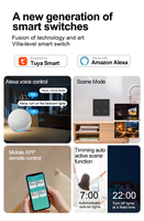 Système de contrôle intelligent des bâtiments Golden Security, compatible Zigbee, respectueux de la peau, pour la domotique, avec interrupteur intelligent et assistant domestique Alexa
