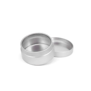 Piccolo balsamo per labbra rotonde in contenitore di metallo-imballaggio cosmetico in alluminio, barattoli rotondi per candele, custodie per campioni da viaggio - Product Image 6