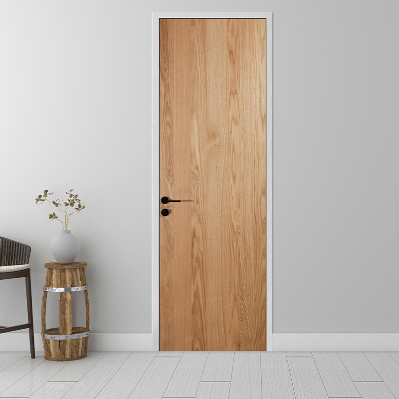 White oak natural wood veneer flat and open grain