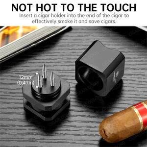 CIGARLOONG Accessorio per Sigari 4 in 1 Multifunzionale in Acciaio Inox, Portasigari, Ago per Sigari, Compatto e Portatile - Product Image 5