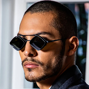 Sunway Eyewear New Arrival Retro Steampunk Hollow Out Rhombus Fashion Men Mens <b>Sunglasses</b> - Product Image 2