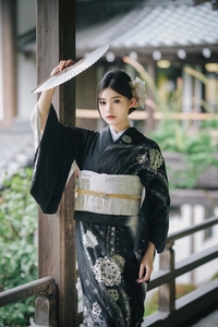 Kimono Kamisome pour <span class=keywords><strong>femme</strong></span>, robe traditionnelle japonaise, Furisode, <span class=keywords><strong>Yukata</strong></span> de style <span class=keywords><strong>japonais</strong></span>, costume de photographie, kimono <span class=keywords><strong>japonais</strong></span> - Product Image 6
