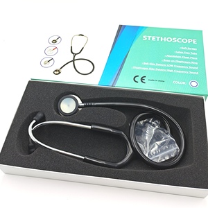 Estetoscopio de Doble Cabeza de Acero Inoxidable de Primera Calidad con Rendimiento Acústico Mejorado para Cardiología y Medicina General para Médicos - Product Image 1