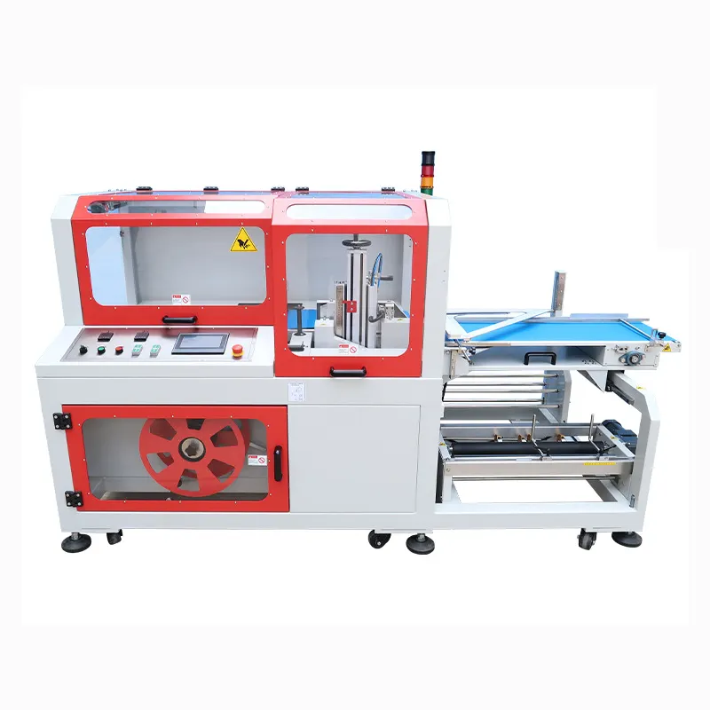 Cs-450 Automatische Afdichting En Snijden Krimpfolie Wikkelmachine Pvc Film Krimpfolie Wikkel Voor Drankmachine