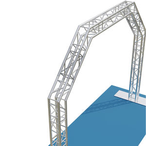 Estructura de Exhibición Plegable de Aleación de Aluminio F34, de Doble Capa, Resistente, Portátil, con Tubo Principal de 90 Grados y 50*2mm - Product Image 2