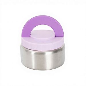 High Quality Double Wall 304 Stainless Steel Leak-Proof Dishwasher-Safe Food Container Keeps Hot Soup Cup & Lunch <b>Box</b> Handle - Product Image 1