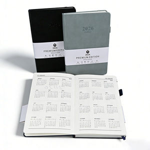 Agenda 2026 A5 Daté Journal en Cuir PU Relié avec Bande Élastique 365 Pages Quotidiennes Cadeau du Nouvel An - Product Image 3