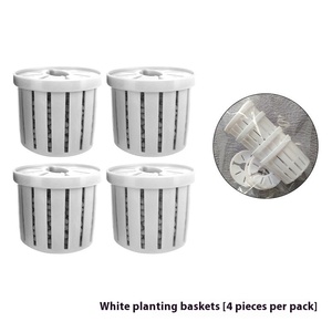 Cesta sumergible para plantas de acuario | Soporte para césped acuático, <span class=keywords><strong>barro</strong></span> para plantar | Copa inferior de tanque resistente, plástico ecológico 10-15L - Product Image 3