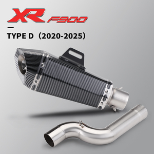 Pour F900R F900XR <span class=keywords><strong>F</strong></span> <span class=keywords><strong>900</strong></span> R <span class=keywords><strong>XR</strong></span> 2020-2025 Tube à enfiler systèmes d'échappement de moto modifier 51mm Interface mi lien tuyau - Product Image 5