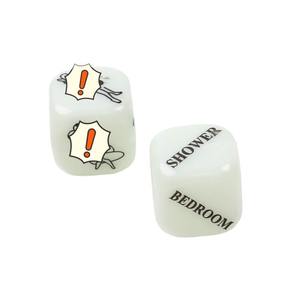 Smセクシーな毛皮のような羽のいちゃつくティックラーセクシーなダイスゲーム目隠しと手錠カップルのための大人のおもちゃボンデージセット - Product Image 5