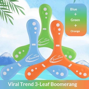 Outdoor Sport Toy Kids Boomerang Foam Hand Throw Soft Flying <b>Disc</b> Three Blade - Product Image 2