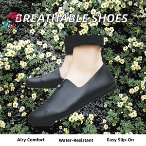 Zapatos Deportivos Casuales de Verano, Transpirables, de Piel Sintética, Ligeros, Impermeables, de Talla Grande, con Cierre Deslizante, para Caminar al Aire Libre en Otoño - Product Image 2