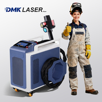 Mesin Pembersih Laser Serat Pulsa DMK New air Cooling 1500w Portabel untuk Penghapusan Karat