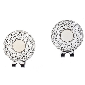 Clip de chapeau de golf Dericsson de haute qualité 25 mm, marqueur de balle de golf en métal avec logo personnalisé, accessoires de golf - Product Image 3