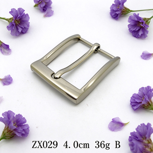 Boucle de ceinture en alliage de zinc plaqué bronze avec cadre incurvé, 4 cm, à ardillon simple, pour accessoires de sangle de ceinture - Product Image 3