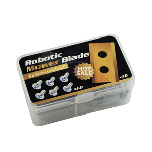 Hot Bán Nhựa Trường Hợp Bao Bì Robot Lawn Mower <span class=keywords><strong>Blades</strong></span> Cho <span class=keywords><strong>Worx</strong></span> Landroid Robot Lawnmower - Product Image 1