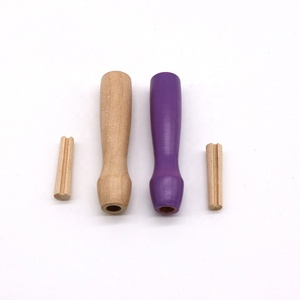 Nhiều Màu Sắc Mã Hóa Gỗ Chủ Nỉ Kim Cho Len Cảm Thấy Đấm Kim Tay Cầm Bằng Gỗ Công Cụ Thủ Công Mỹ Nghệ Kit - Product Image 5