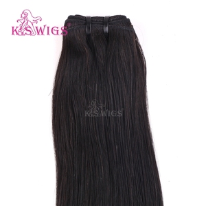 Extensiones de Cabello Humano Remy Chino Virgen 100% de Doble Trama, Sin Enredos, Duraderas y Lisas, de Fábrica OEM K.S WIGS, Venta al Por Mayor - Product Image 5