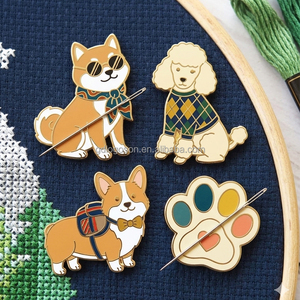 2026 Portaagujas Magnético de Metal Esmaltado con Diseño Personalizado Único, Temática Abeja, Perro, Viaje, para Bordado, de Fábrica - Product Image 5