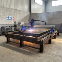 Machine de découpe plasma CNC à portique rapide pour tôles d'acier avec équipement de découpe à l'arc plasma 200 ampères