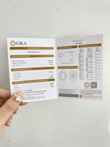 Vendita calda 10K 14K 18K oro massiccio 2mm 3mm DEF Moissanite rotonda Moissanite diamante catena da Tennis collana da sposa per uomo donna - Product Image 5