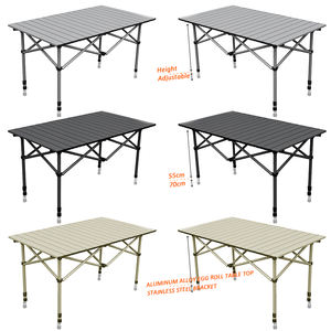 Mesa de camping plegable de Metal pesado portátil multifuncional, mesa de jardín con bolsa portátil adecuada para Camping Picnic Party - Product Image 6