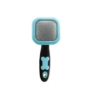 Cepillo Profesional 2 en 1 para Eliminar el Pelo de Mascotas, Peine de Acero Inoxidable con Puntas de Bola para Perros, Gatos, Teddy, Poodle