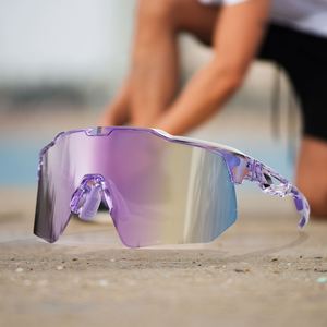 Lunettes de soleil de sport en gros, monture semi-TR90 incassable, protection UV, pour l'escalade, le VTT et le cyclisme sur route - Product Image 4