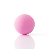 Boules de massage en silicone unisexe YIMI 7,5 cm pour libération des points de pression et thérapie des tissus profonds, rose, LOGO personnalisable